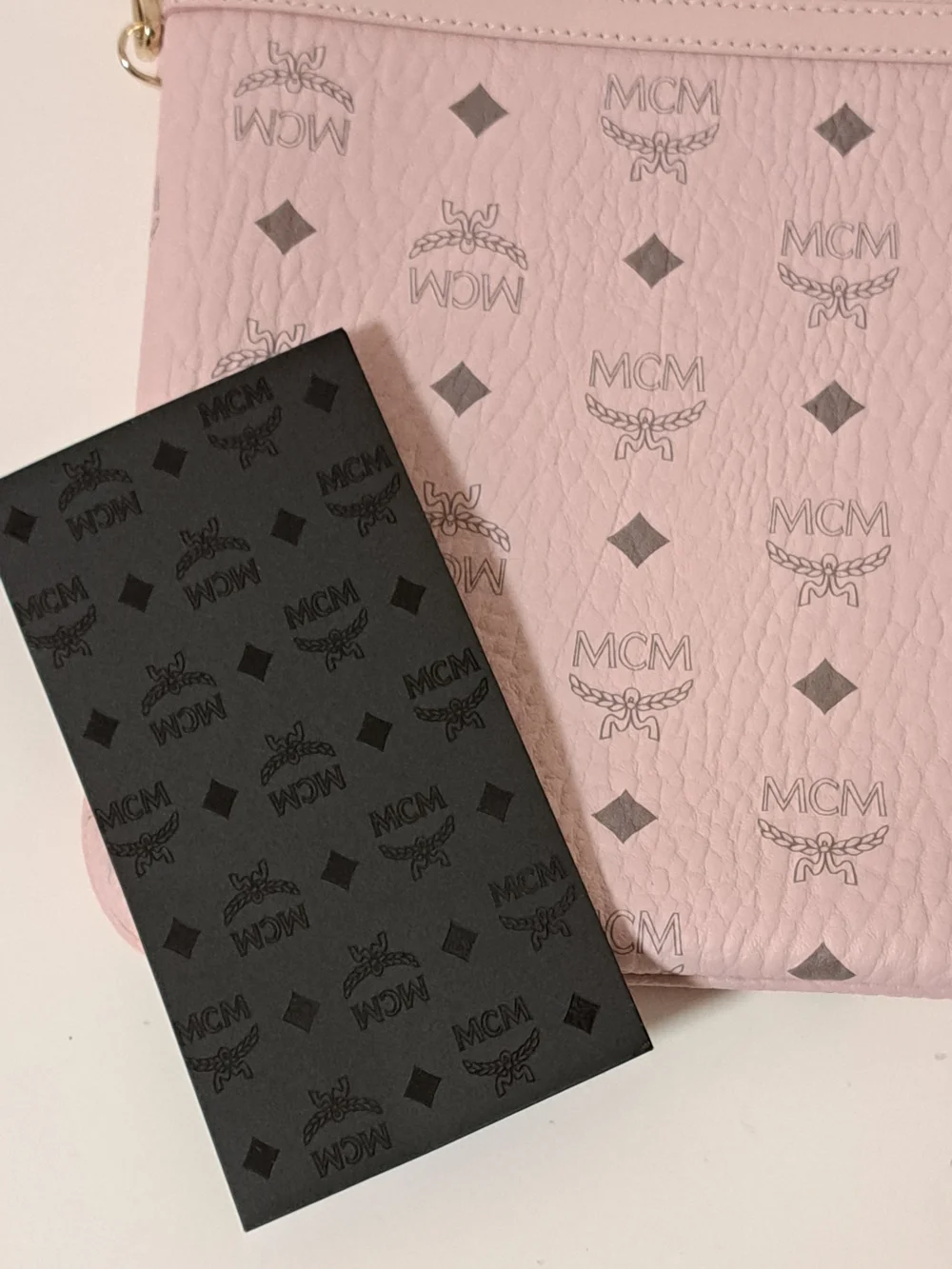 MCM Powder Pink Coated Canvas 8